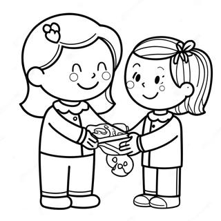 Giving Coloring Pages For Kids Coloring Page 62513-50124