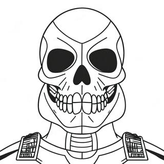 Skull Trooper Coloring Pages