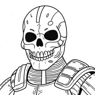 Skull Trooper Coloring Page 62533-50138