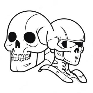 Skull Trooper Coloring Page 62533-50140