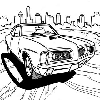 Pontiac Gto Classic Car Coloring Page 62553-50158