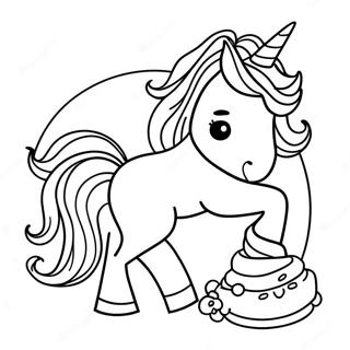 Unicorn Food Coloring Page 62563-50164