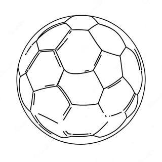 Colorful Soccer Ball Coloring Page 62604-50197