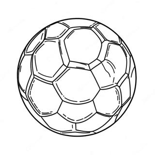 Colorful Soccer Ball Coloring Page 62604-50199