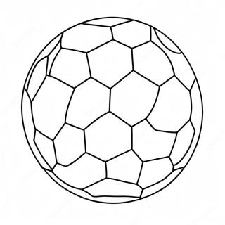 Colorful Soccer Ball Coloring Page 62604-50200