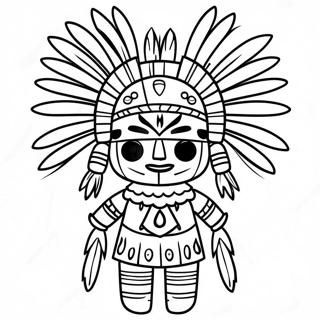 Kachina Doll Coloring Pages