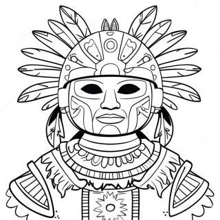 Kachina Doll Traditional Coloring Page 62623-50210