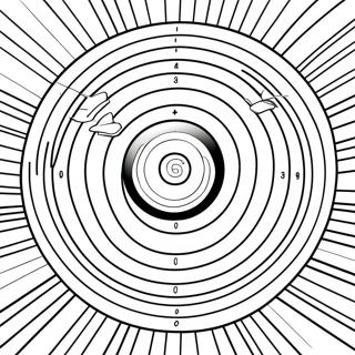 Archery Target Coloring Page 62653-50234