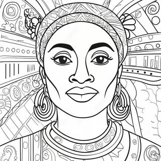 Faith Ringgold Coloring Pages