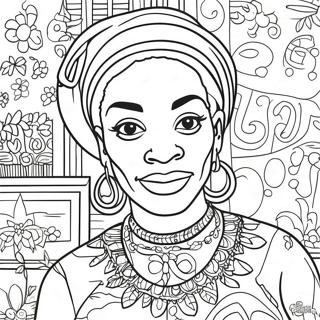 Faith Ringgold Coloring Page 62663-50242