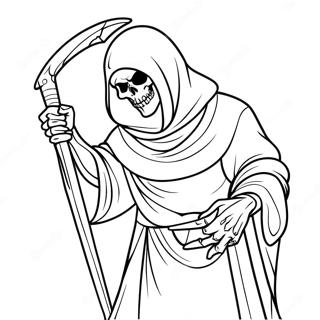 Grim Reaper Coloring Page 6266-5110