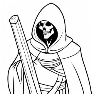 Grim Reaper Coloring Page 6266-5111