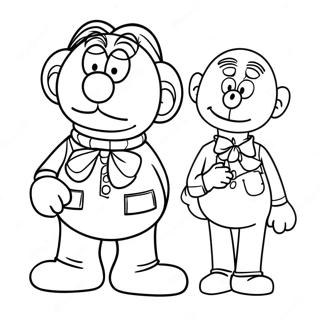 Ernie Coloring Pages