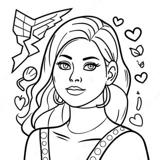 Itzy Coloring Pages