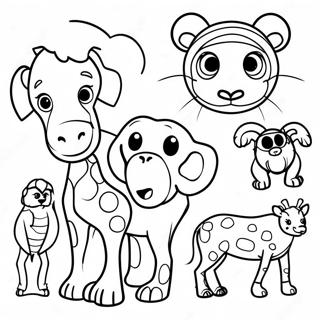 African Animals Coloring Page 62743-50311