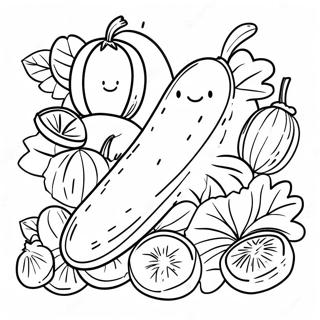 Cucumber Coloring Page 62773-50331