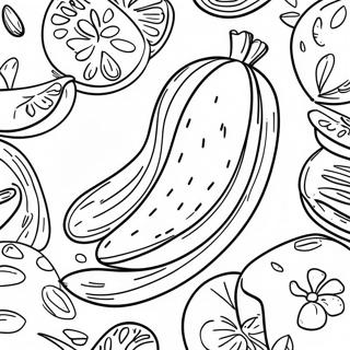 Cucumber Coloring Page 62773-50332