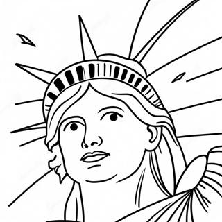 Statue Of Liberty Coloring Page 6277-5121