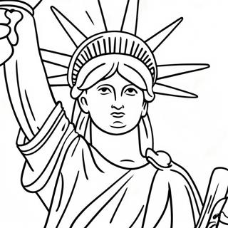 Statue Of Liberty Coloring Page 6277-5123