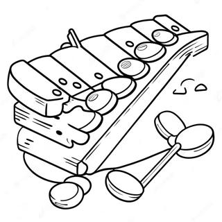 Xylophone Coloring Page 62793-50347