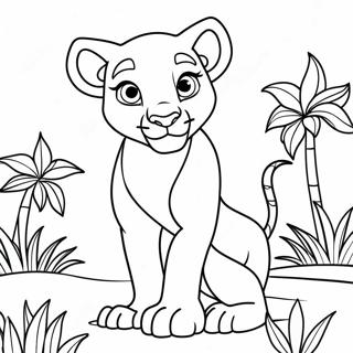 Grown Up Nala Coloring Page 62803-50358