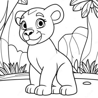 Grown Up Nala Coloring Page 62803-50359