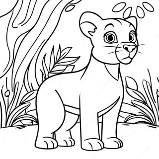 Grown Up Nala Coloring Page 62803-50360