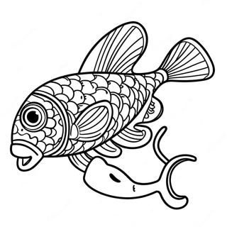 Fishing Lure Coloring Pages