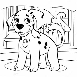 Lucky 101 Dalmatians Coloring Pages