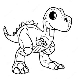 Robot Dinosaur Coloring Page 62913-50432