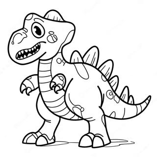 Fierce Robot Dinosaur Coloring Page 62914-50438