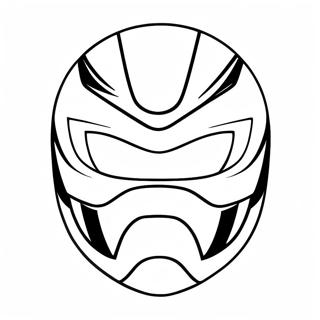 Power Ranger Mask Coloring Page 62953-50462