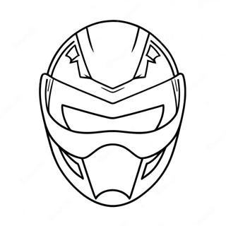 Power Ranger Mask Coloring Page 62953-50463