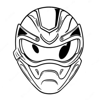 Power Ranger Mask Coloring Page 62953-50464