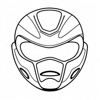 Mighty Morphin Power Ranger Mask Coloring Page 62954-50470