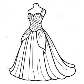 Prom Coloring Pages