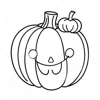 Mini Halloween Pumpkin Coloring Page 62983-50485