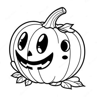 Mini Halloween Pumpkin Coloring Page 62983-50488