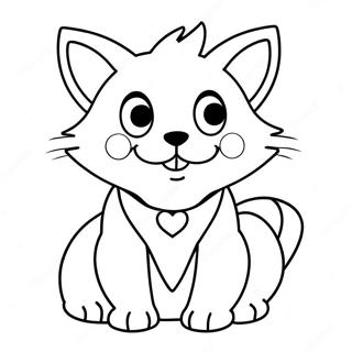 Anime Furry Character Coloring Page 62993-50493