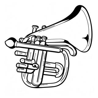 Trumpet Coloring Page 63003-50508