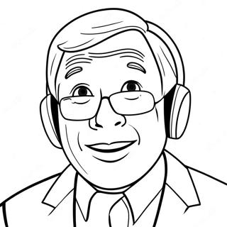 Talking Ben Coloring Pages