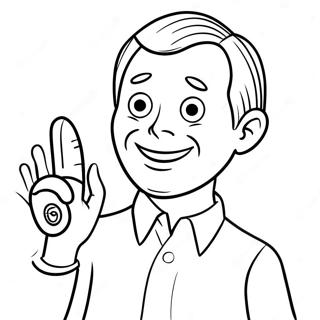 Talking Ben Coloring Page 63013-50512