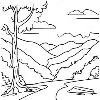 Great Smoky Mountains Coloring Pages