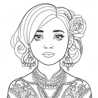 Mina Coloring Pages