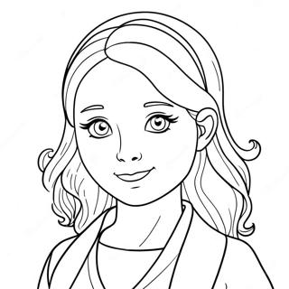 Mina Character Coloring Page 63043-50535