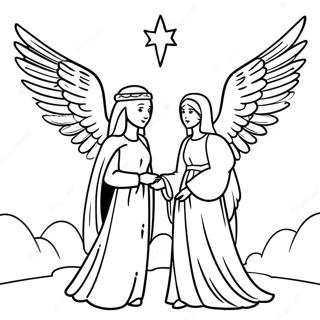 Aquila And Priscilla In Biblical Scene Coloring Page 63074-50561