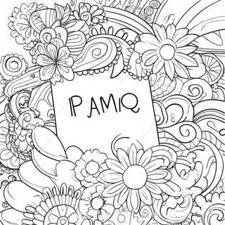 Fun Word Coloring Page 6307-5147