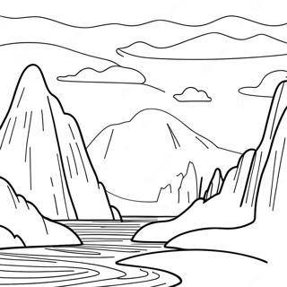 Antarctica Landscape Coloring Page 63083-50571