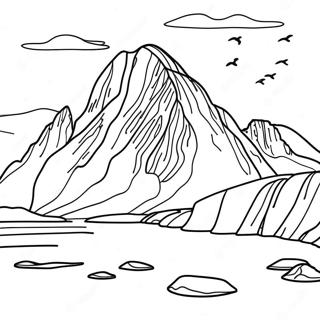 Antarctica Landscape Coloring Page 63083-50572