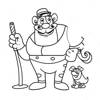 Funny Uncle Grandpa Coloring Page 63114-50596